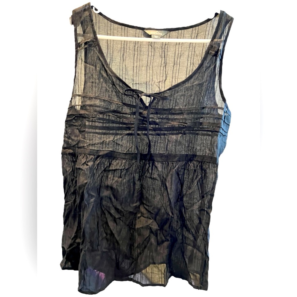 Eddie Bauer Sequin for days Overlay Tank new